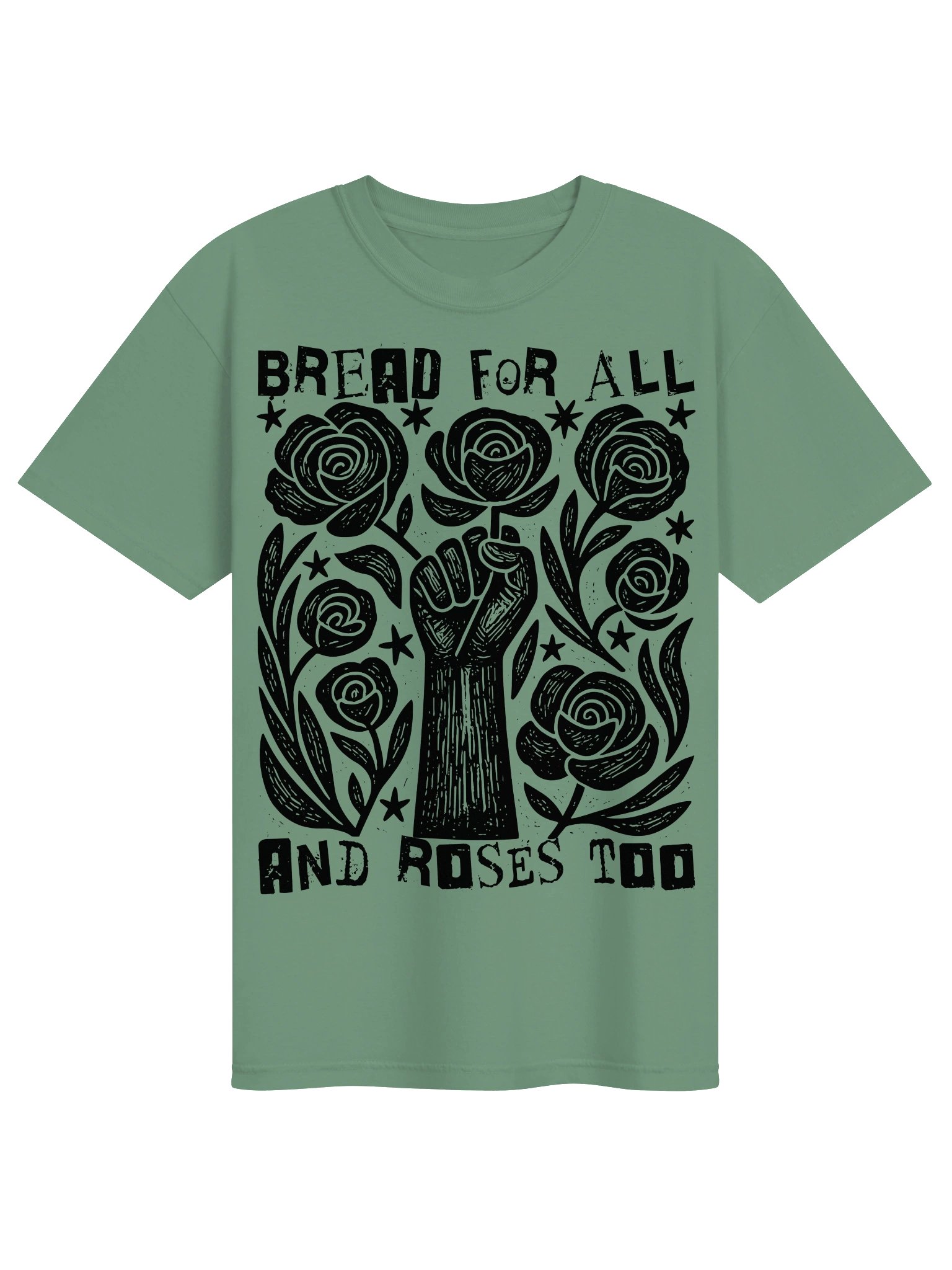 Democratic Socialist Bread For All And Roses Too Shirt product image (11)