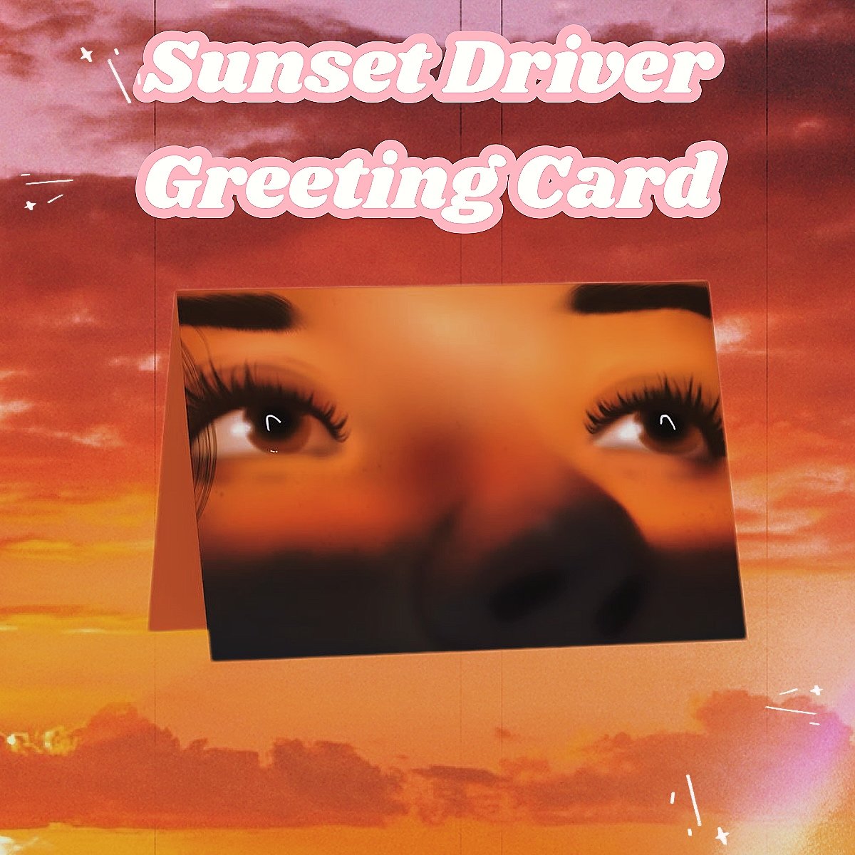SunSet Driver Greeting Card product image (1)