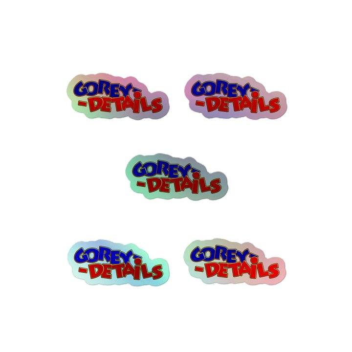 Bear and Bird - Kiss-Cut Holographic Sticker Sheet product image (2)