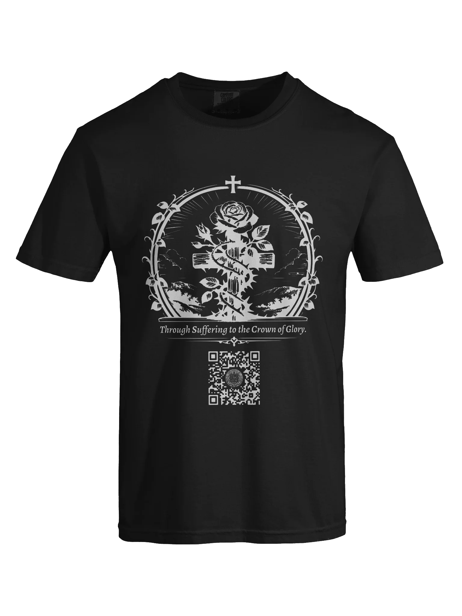 Rose and Thorns (White on Black/Color) product image (7)