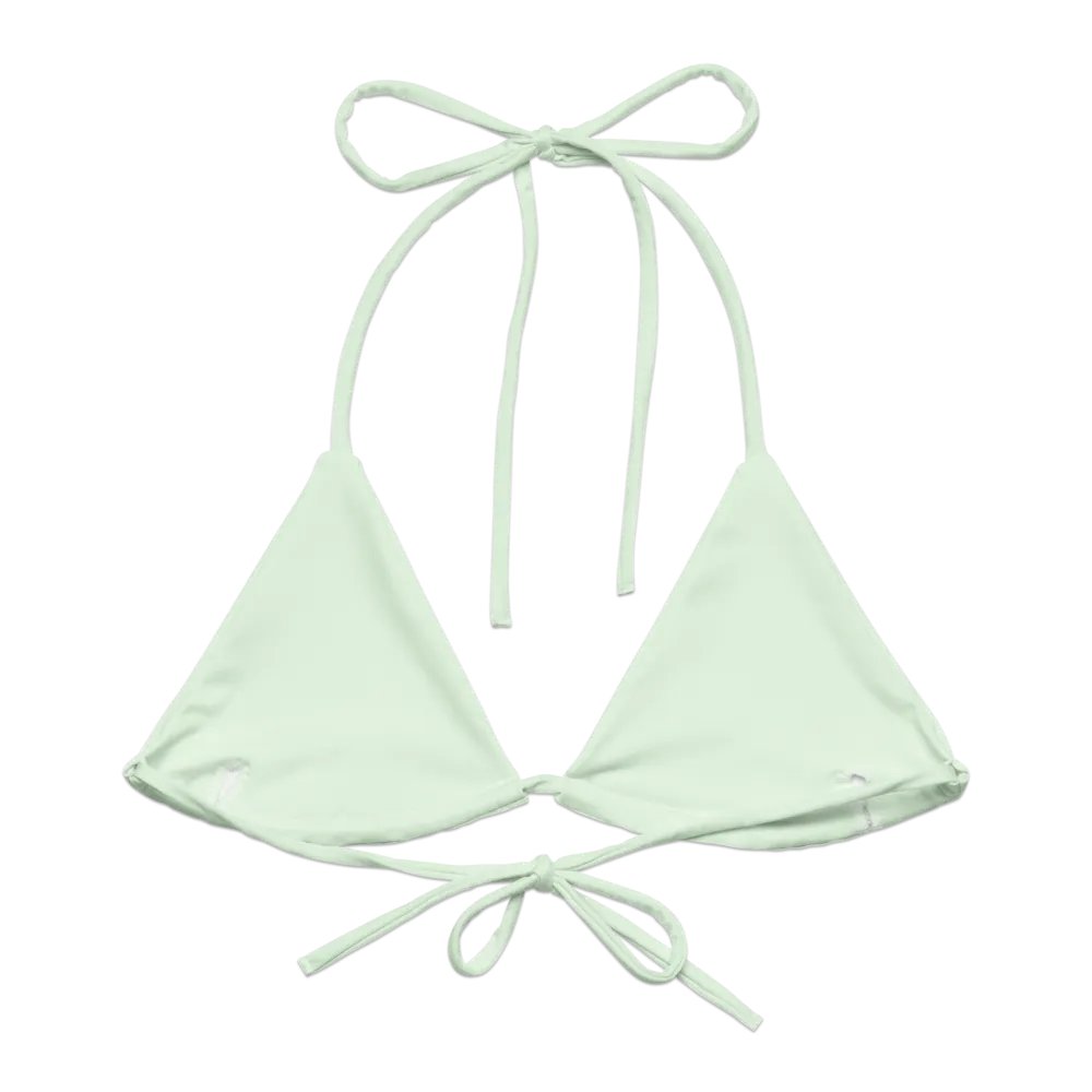 Honeydew Recycled Padded String Bikini Top product image (4)