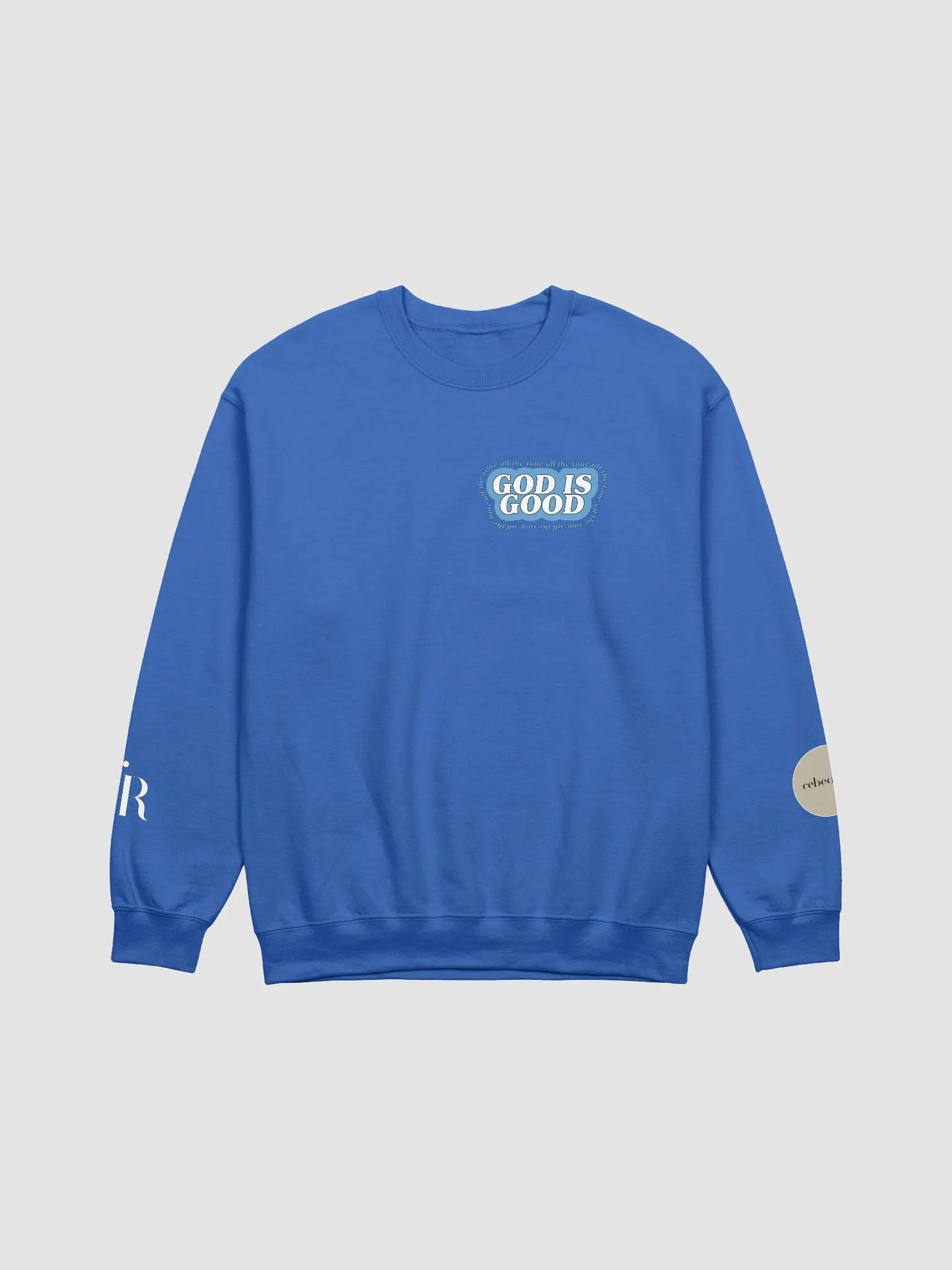 BLUE God is Good Sweatshirt product image (1)