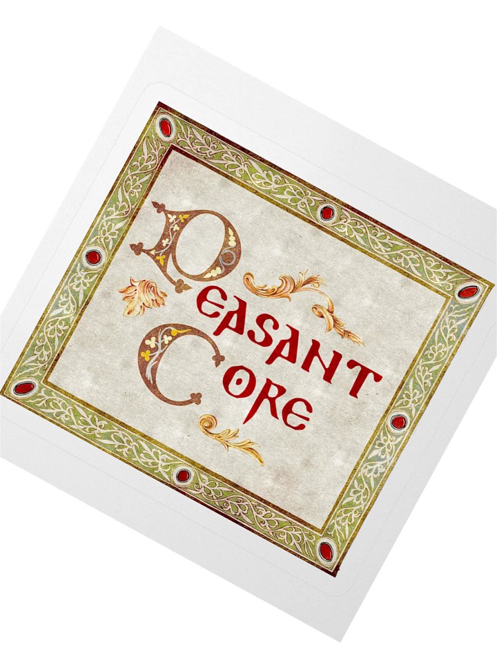 Peasant Core Sticker product image (2)