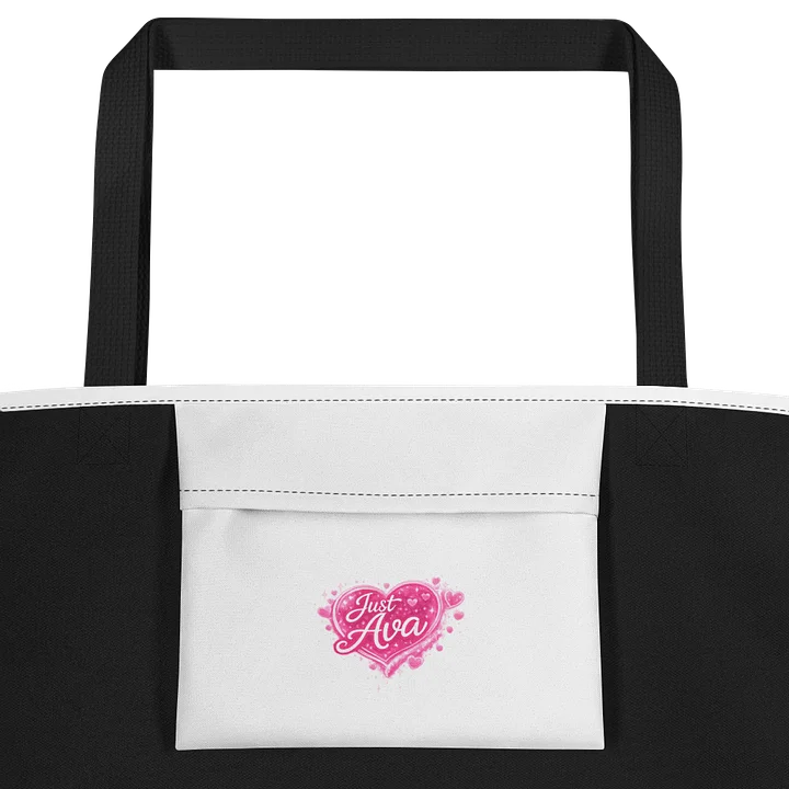 Ava Sparkling Heart Tote Bag product image (2)
