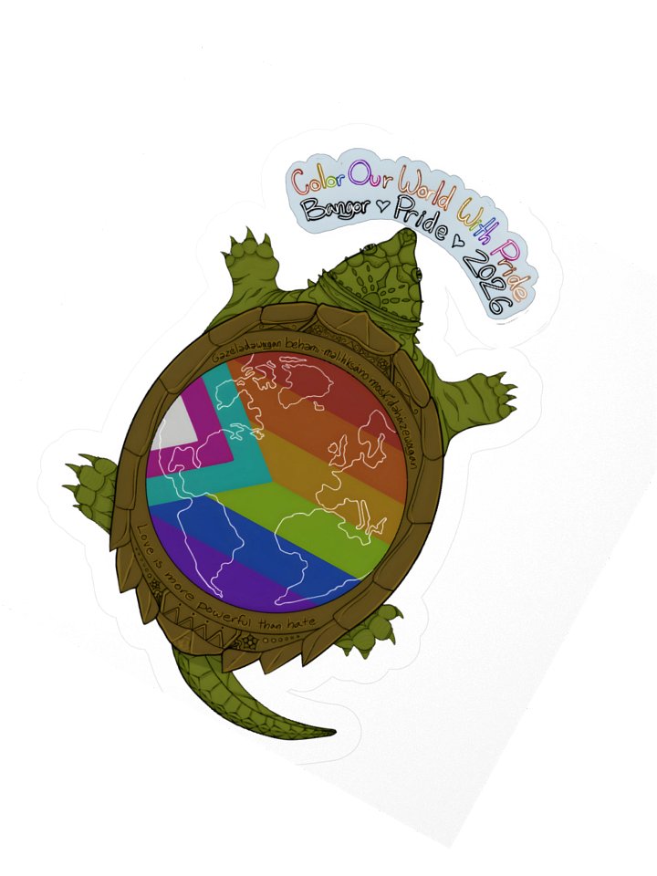 2026 Proud to be Turtle Island Sticker - Indoor use only product image (2)