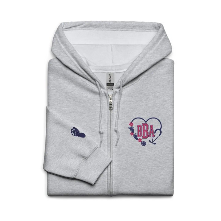 Personalized Embroidered Monogram Hooded Jacket product image (2)