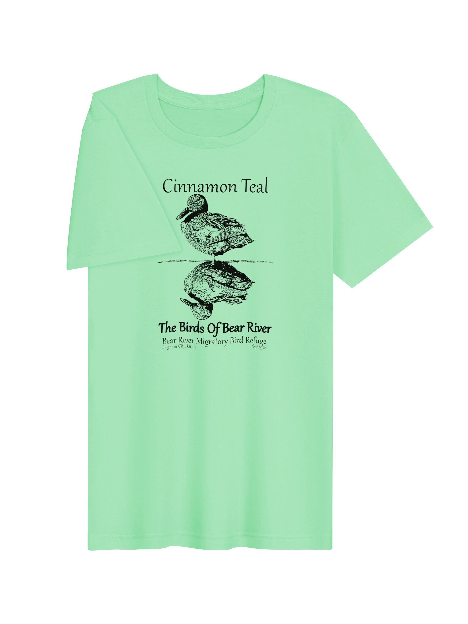 Birds of Bear River Cinnamon Teal Unisex T-shirt product image (129)