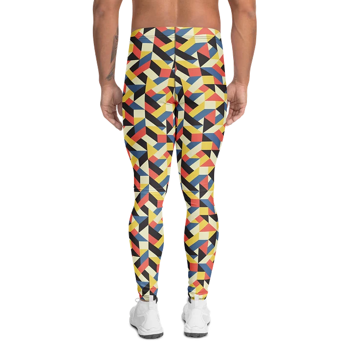 Colorful Geometric Minimalistic Men's Leggings product image (2)