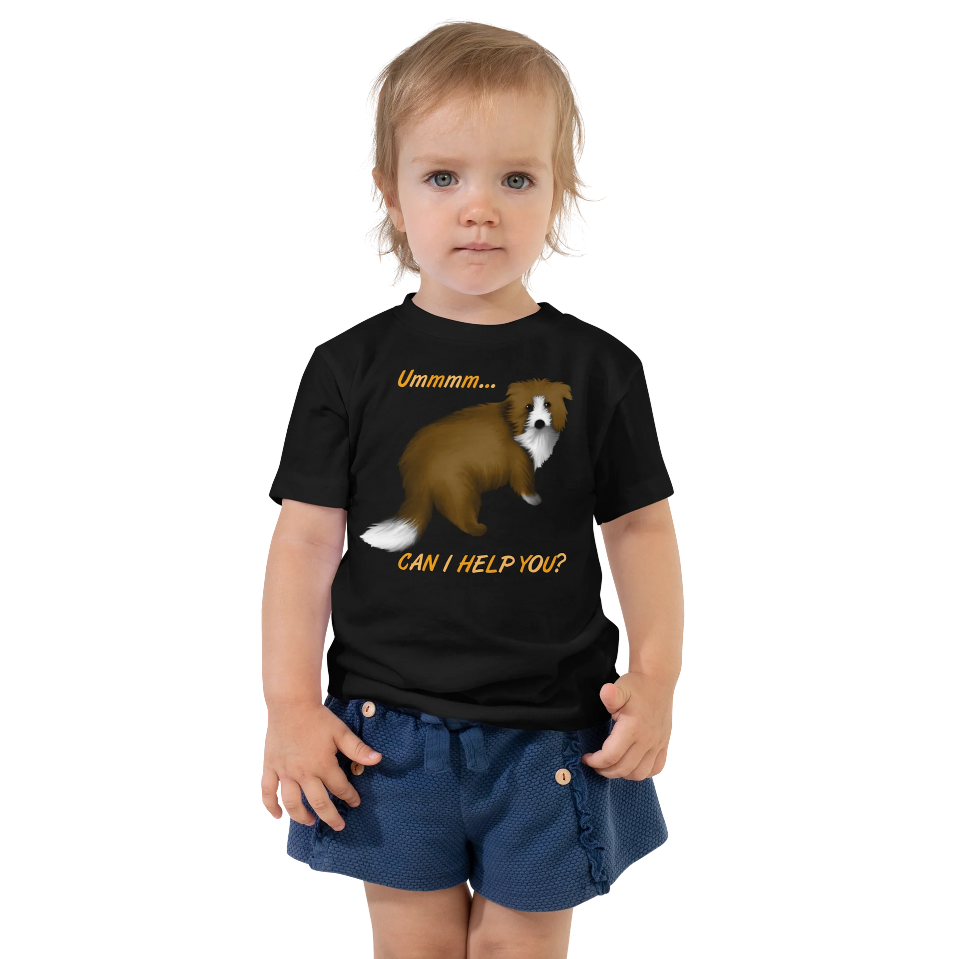 Dog "Ummm... Can I Help You?", Toddler T-Shirt - Bella+Canvas product image (2)
