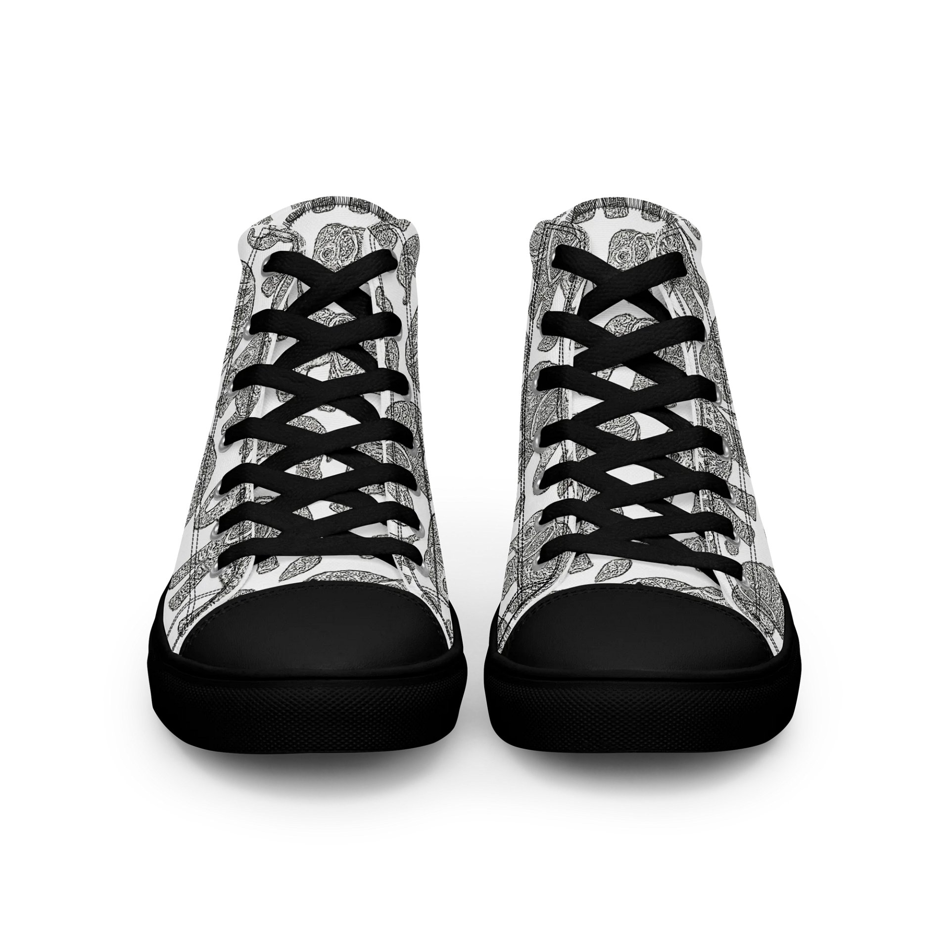 Ornate Elephant High Tops product image (3)