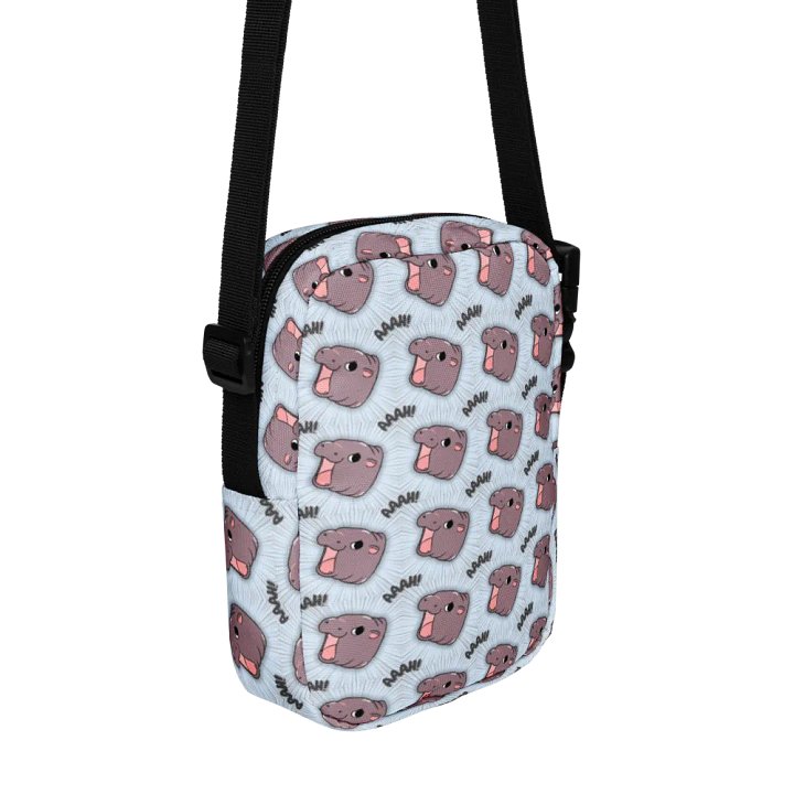 MOODENG'S BLUE AAAH! UTILITY CROSSBODY BAG! product image (2)