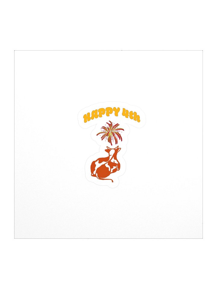 Happy 4th - Sticker product image (1)