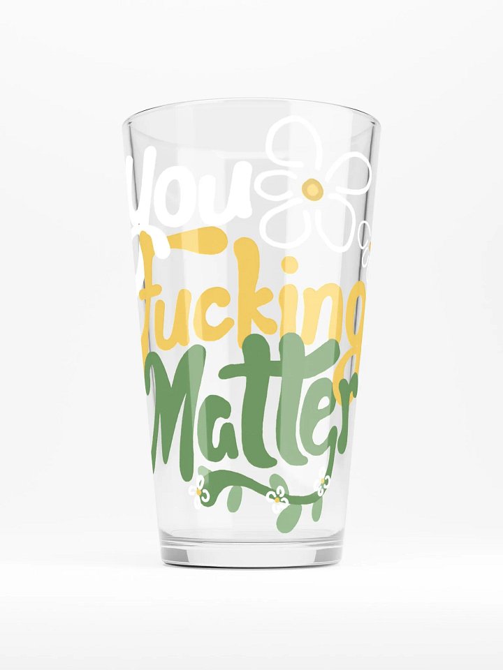 YFM Flower Pint Glass product image (1)
