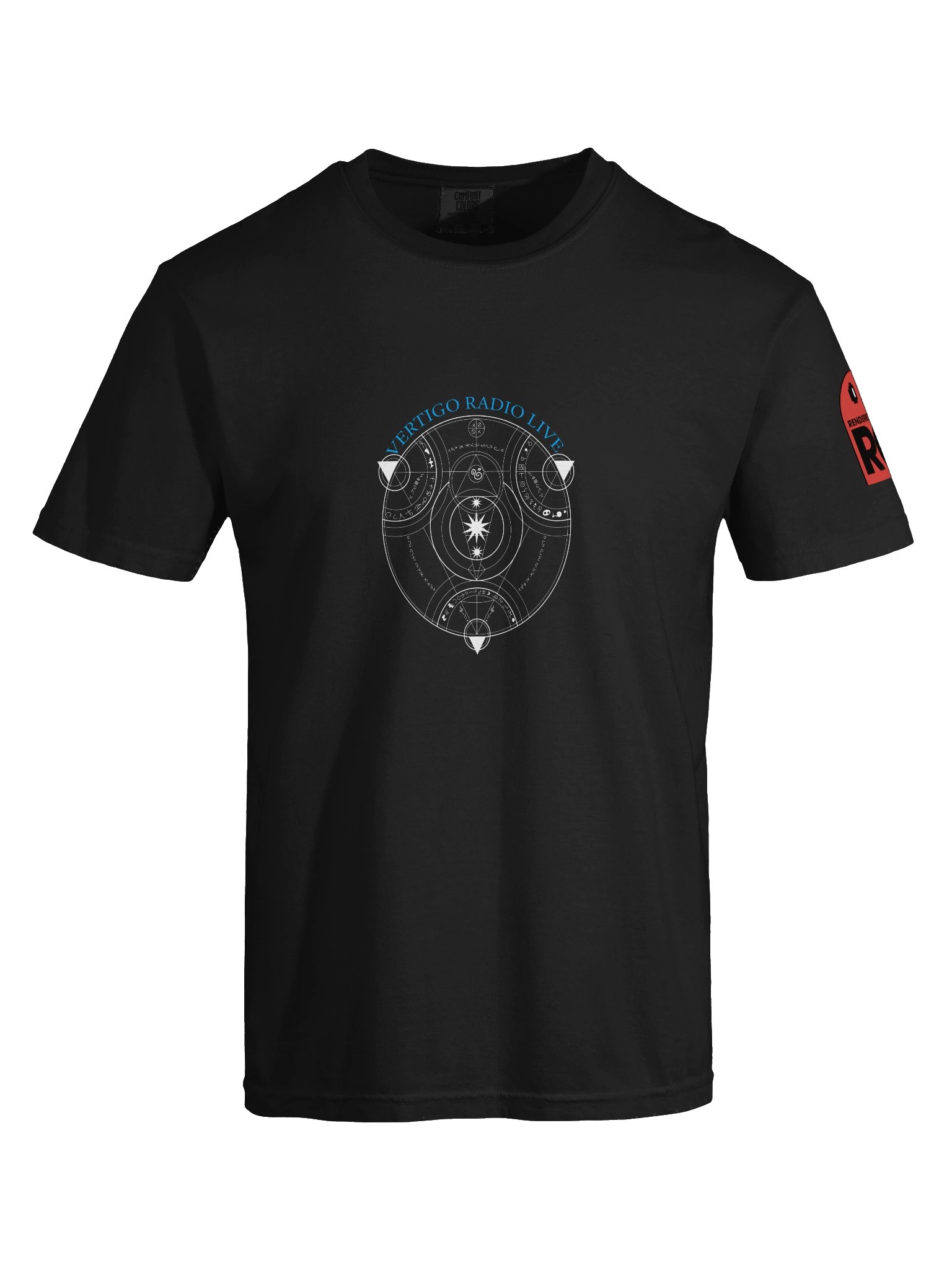 Vertigo Radio Live T-Shirt: Vector Blue product image (69)