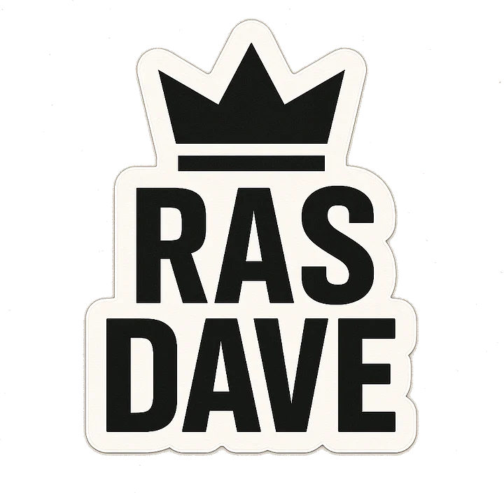 RAS DAVE Logo Sticker product image (1)
