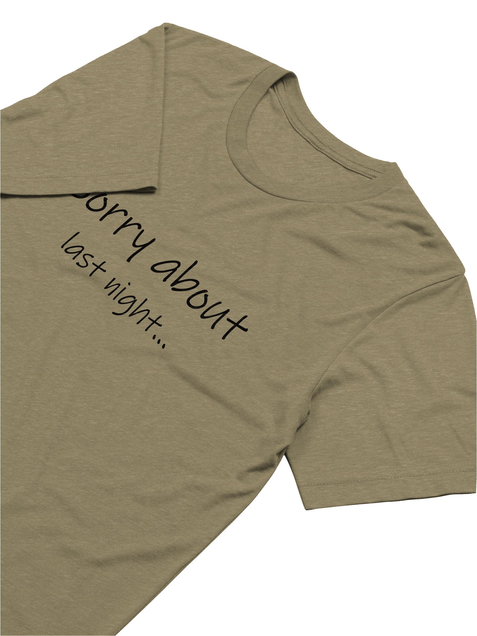 Sorry About Last Night Triblend Tee Lt. product image (51)
