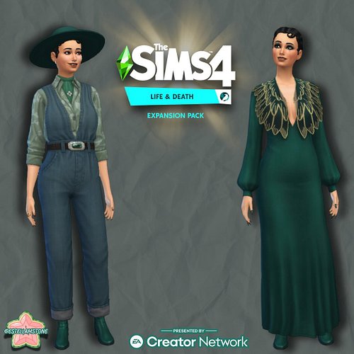 THE CAS IN THIS PACK 😱 I’m truly blown away 😱🖤🪦👻 

Thank you @thesims & #eacreatornetwork for giving me Early Access to the n...