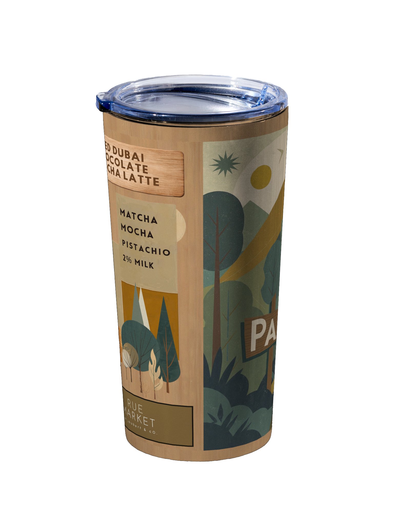 Iced Dubai Matcha Tumbler — 20oz product image (2)