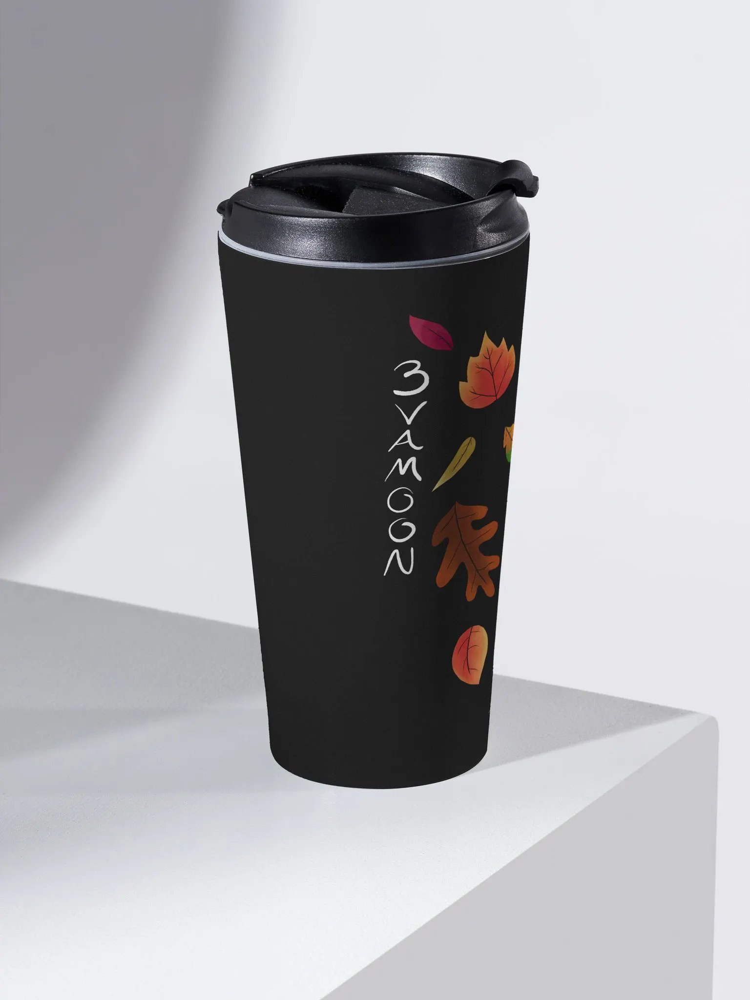 Autumn Leaves Moon Traveler Mug product image (2)