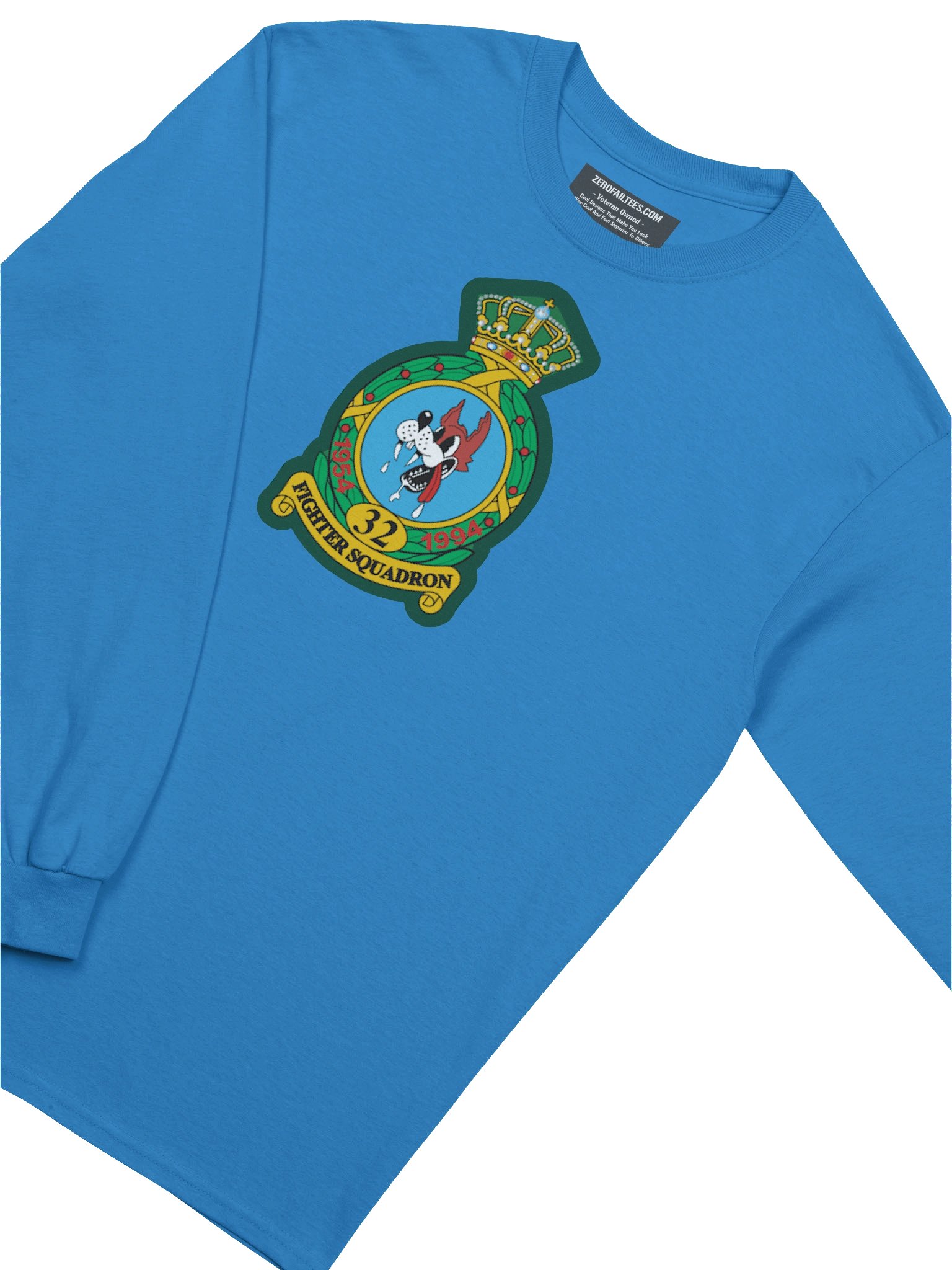 32nd Tactical Fighter Squadron Cotton Long Sleeve T-Shirt product image (3)