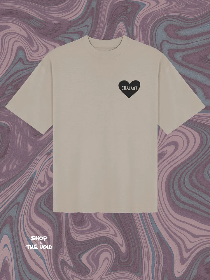 < CHALANT 3 black printed boxy oversized tee product image (10)