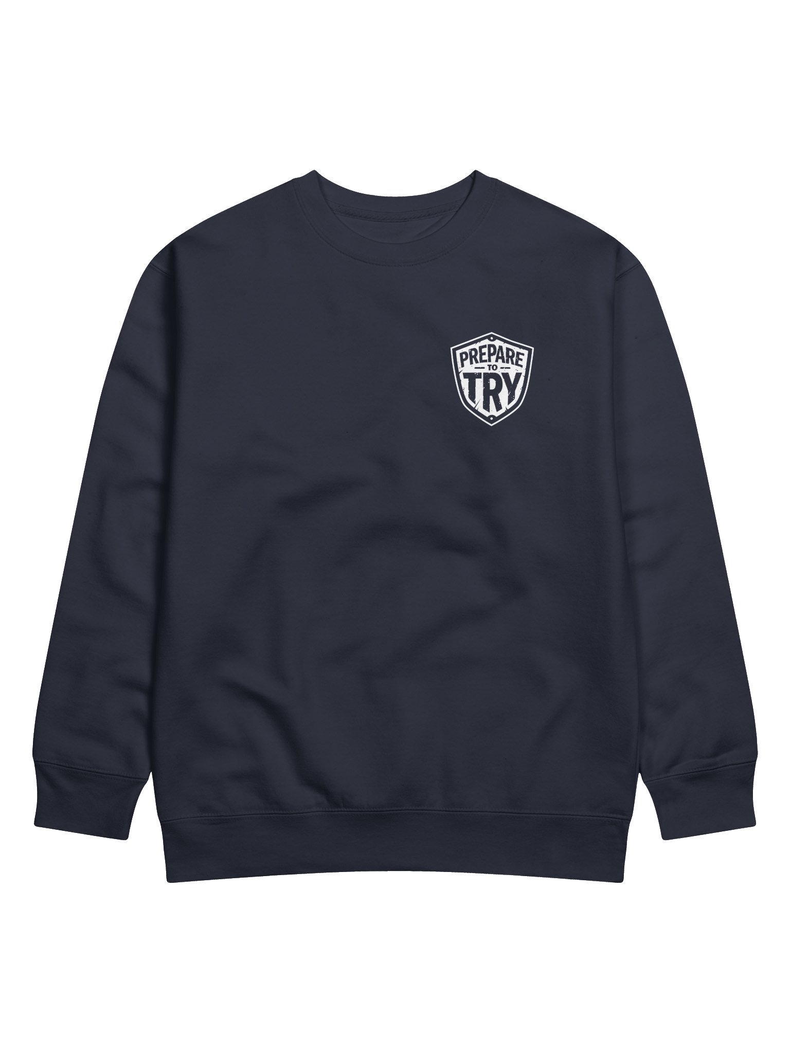 Prepare To Try Sweatshirt (White Shield) product image (2)