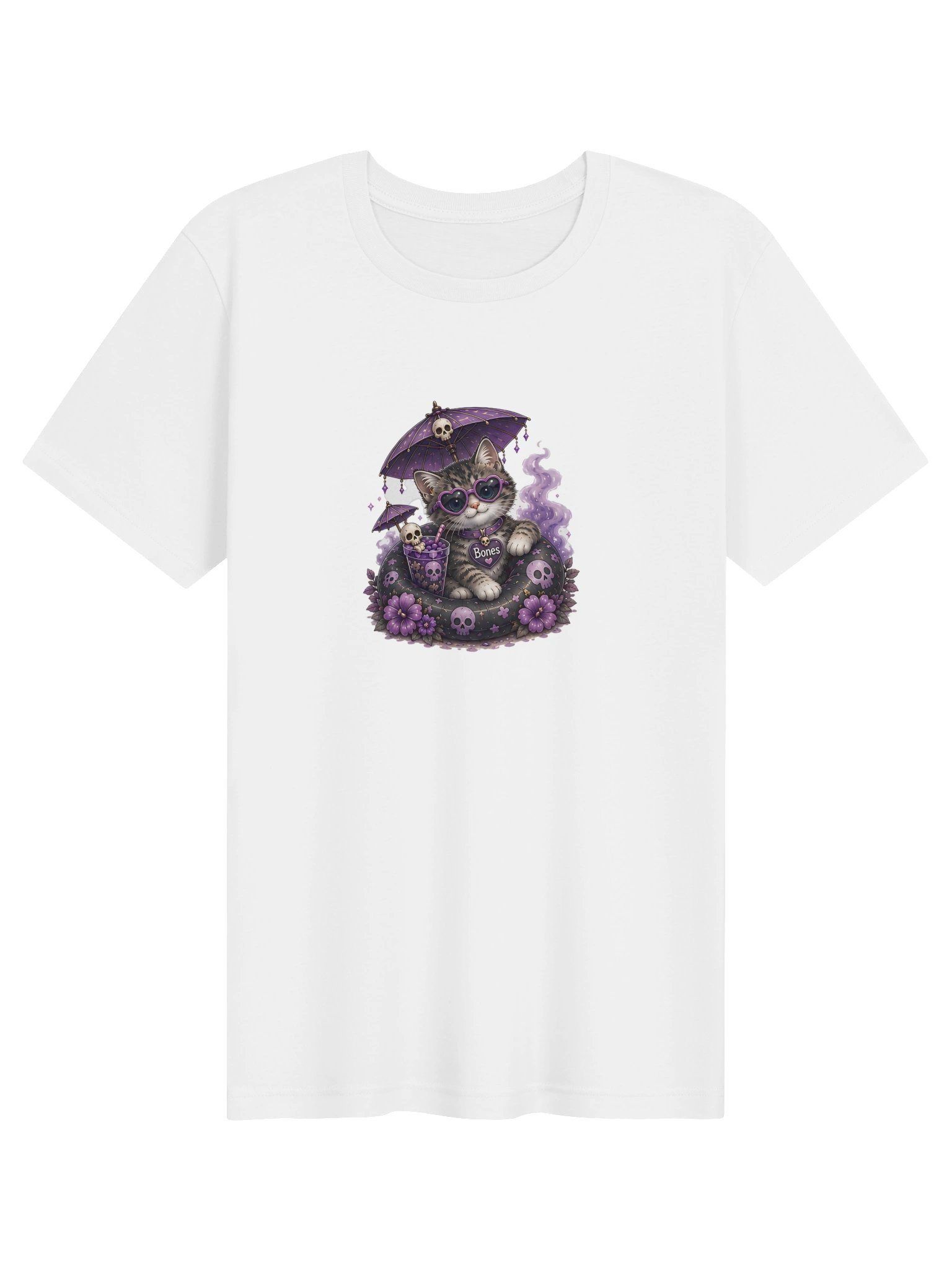 ''Bones the Summer Cat'' Unisex Supersoft T-Shirt product image (1)