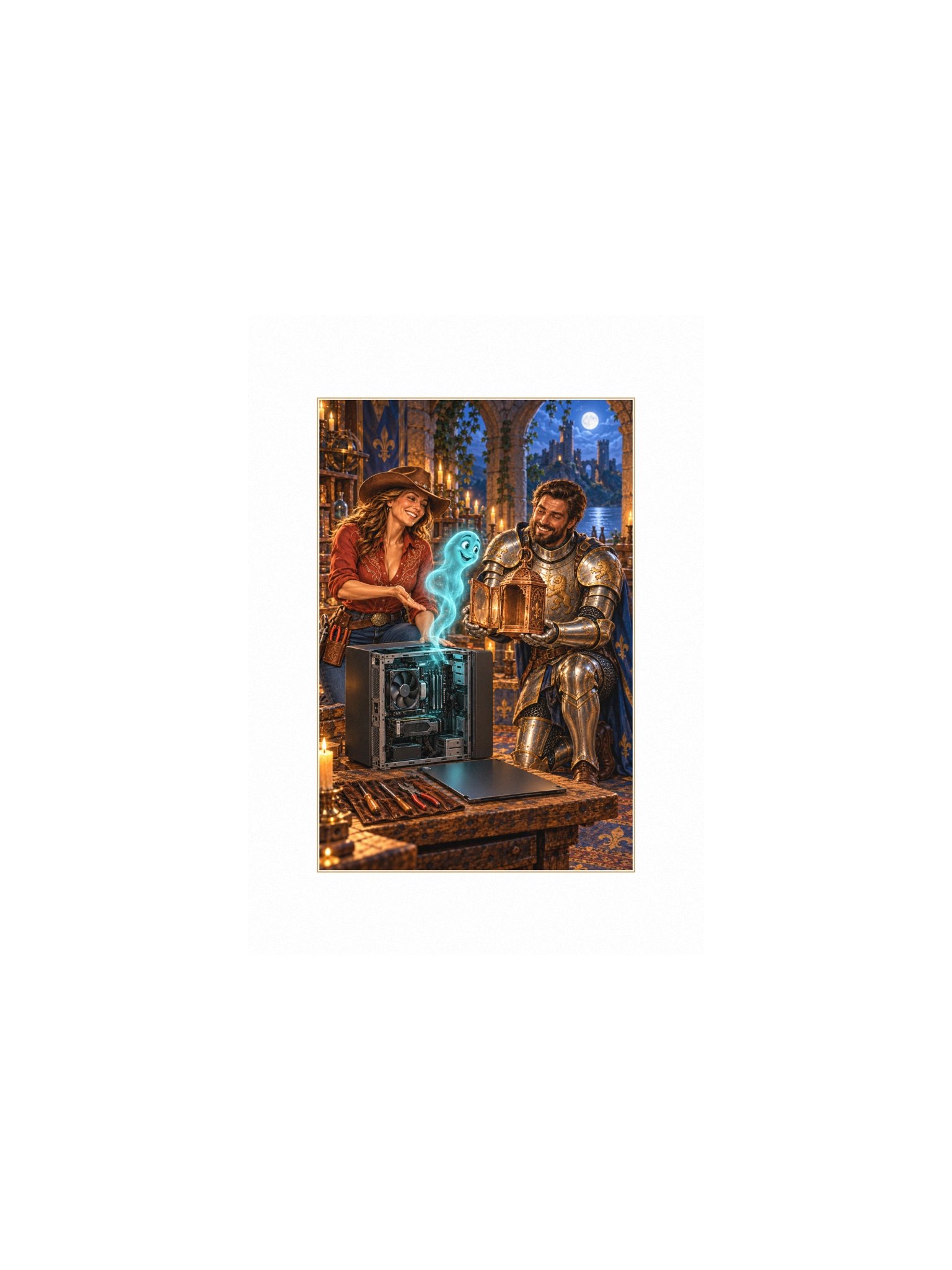 Ghost in the Machine Small Art Print product image (1)