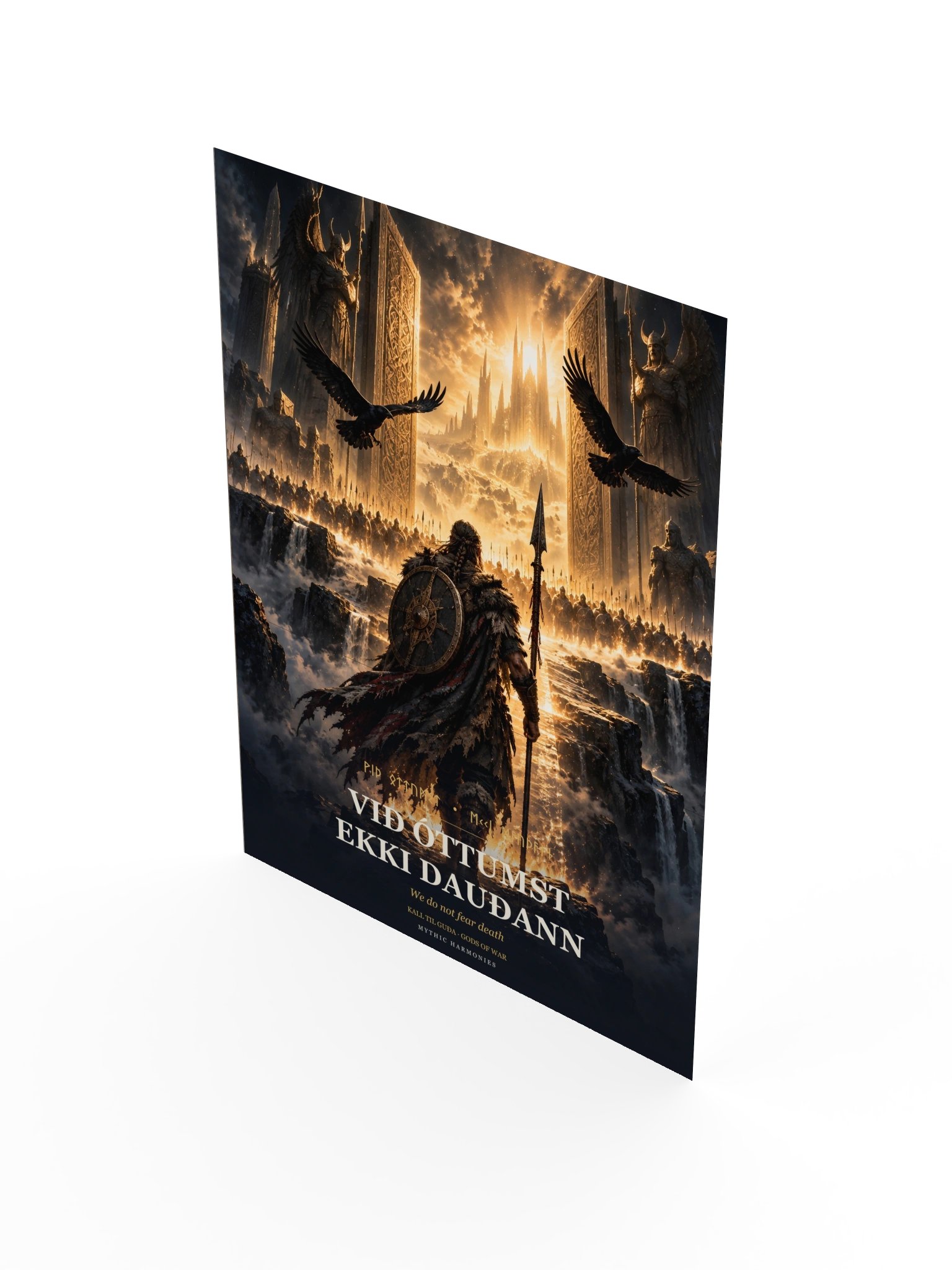 Við óttumst ekki dauðann — Gods of War Art Poster product image (6)