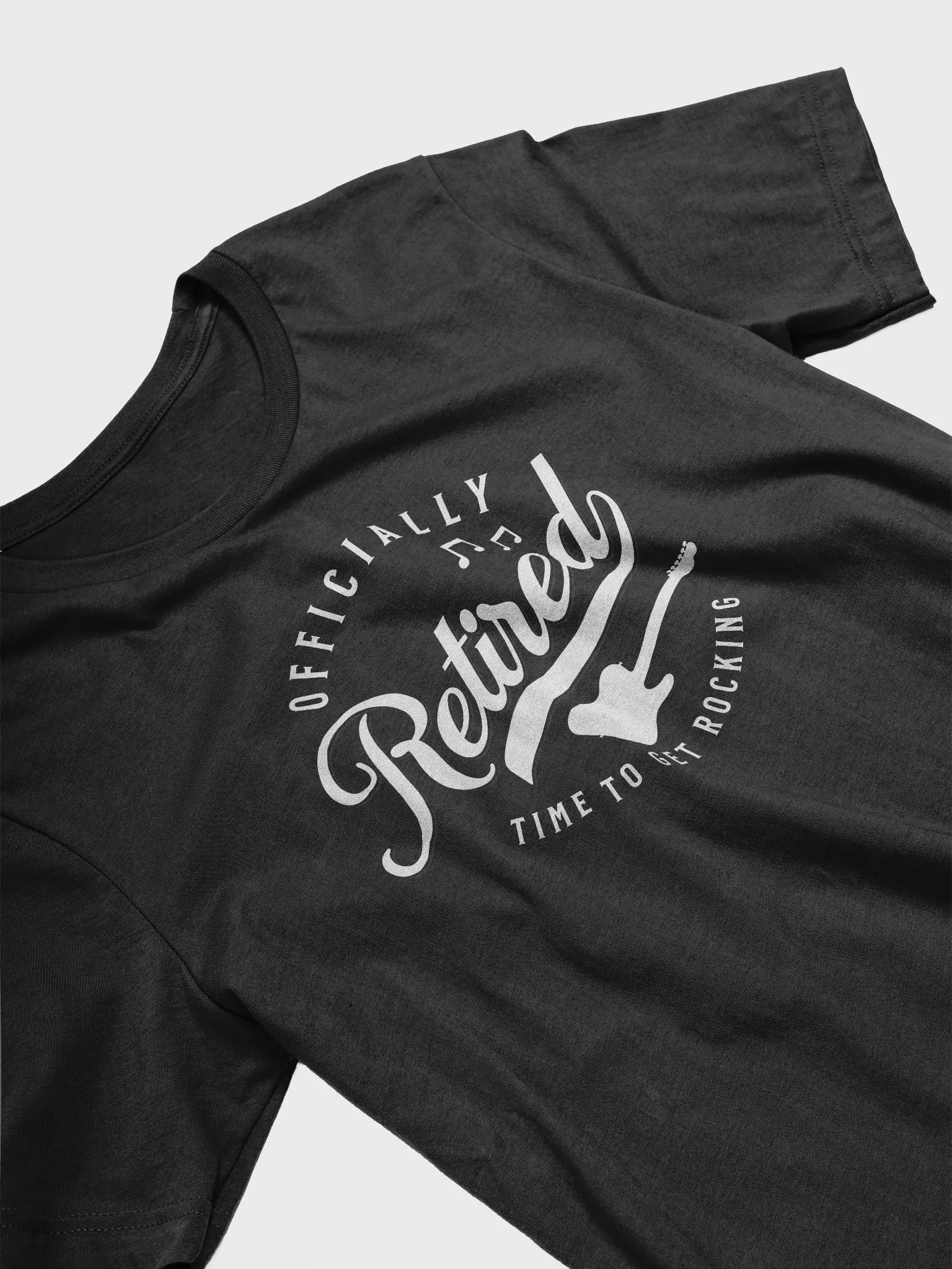 Officially Retired Graphic T-Shirt (White Text) product image (3)