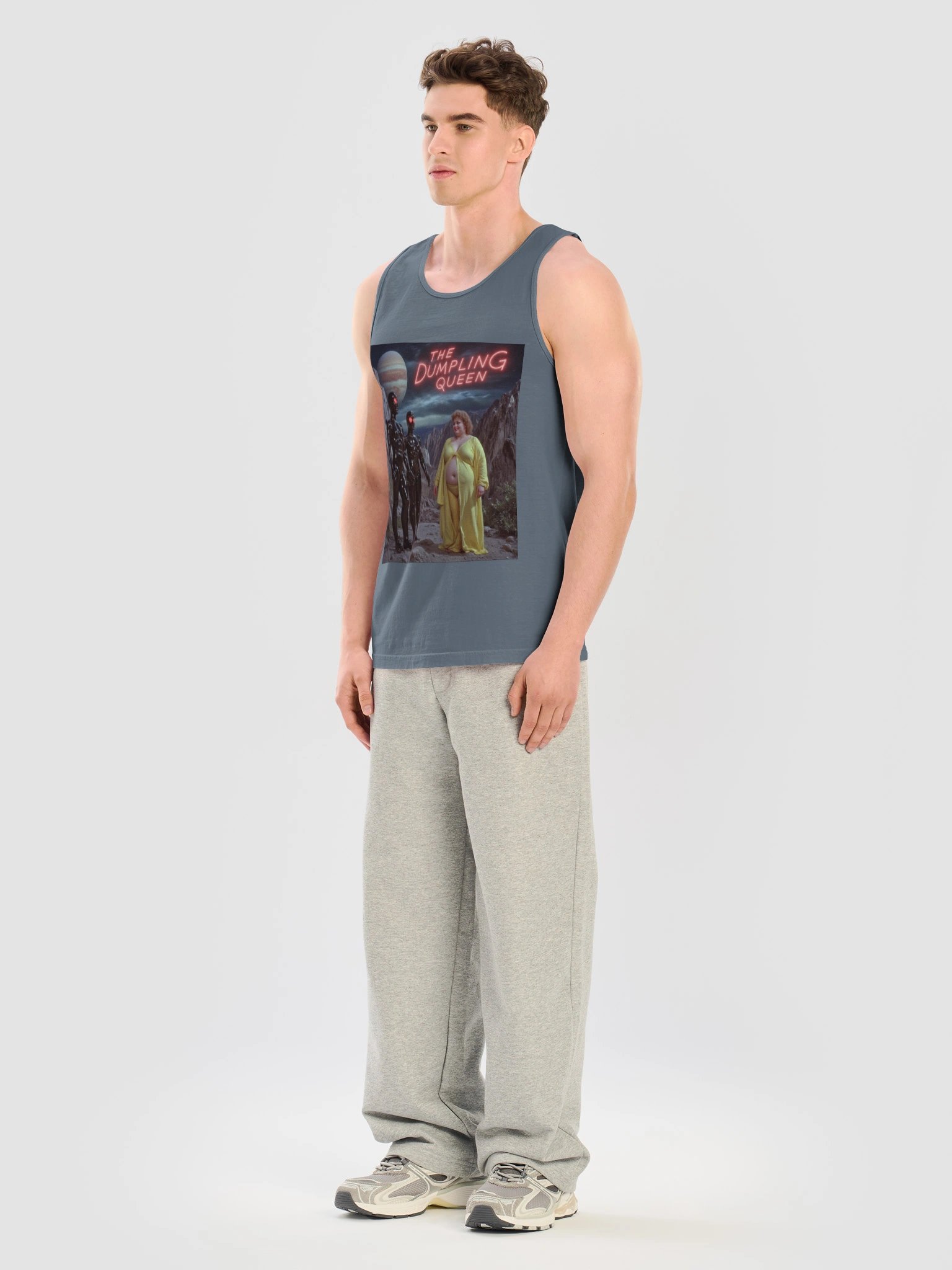 THE DUMPLING QUEEN | Comfort Colors Unisex Garment-Dyed Tank Top product image (76)