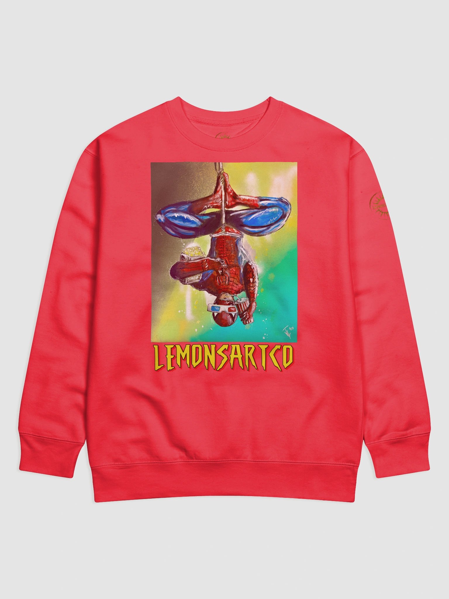 Spider Man Movie Night Pop Art Premium Sweatshirt product image (1)
