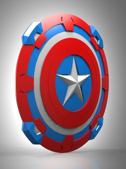 3D File - Captain America Shield from 'Marvel Rivals' product image (2)