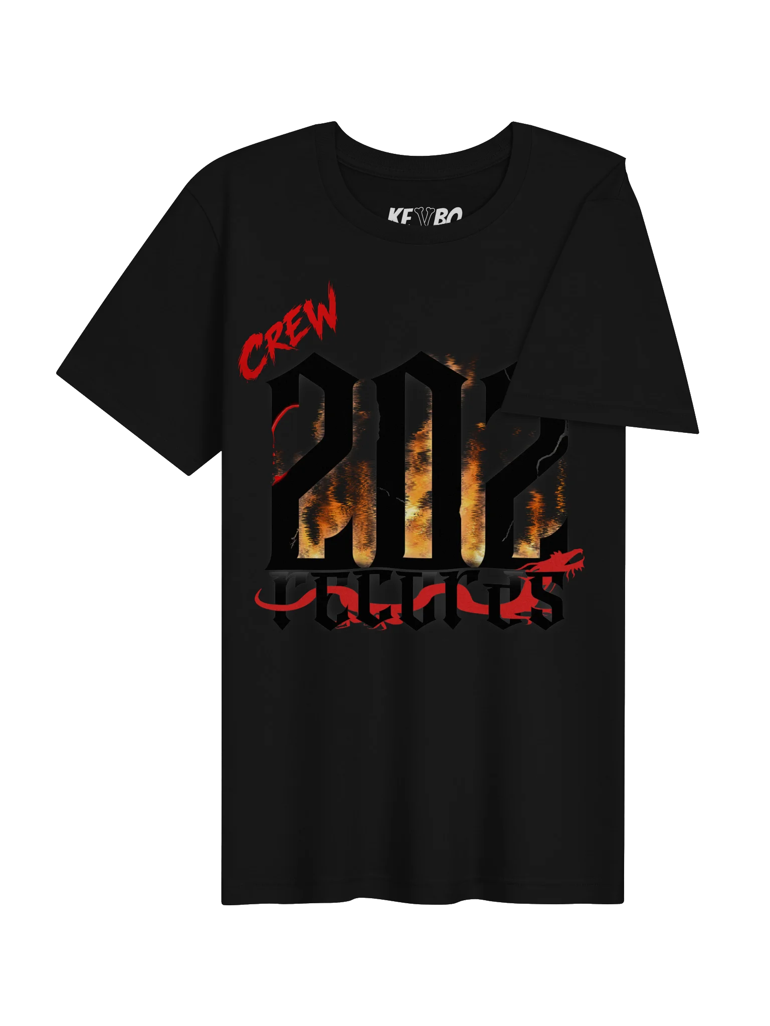 Crew 202 "Moderators" ADULT Black T-Shirt product image (4)