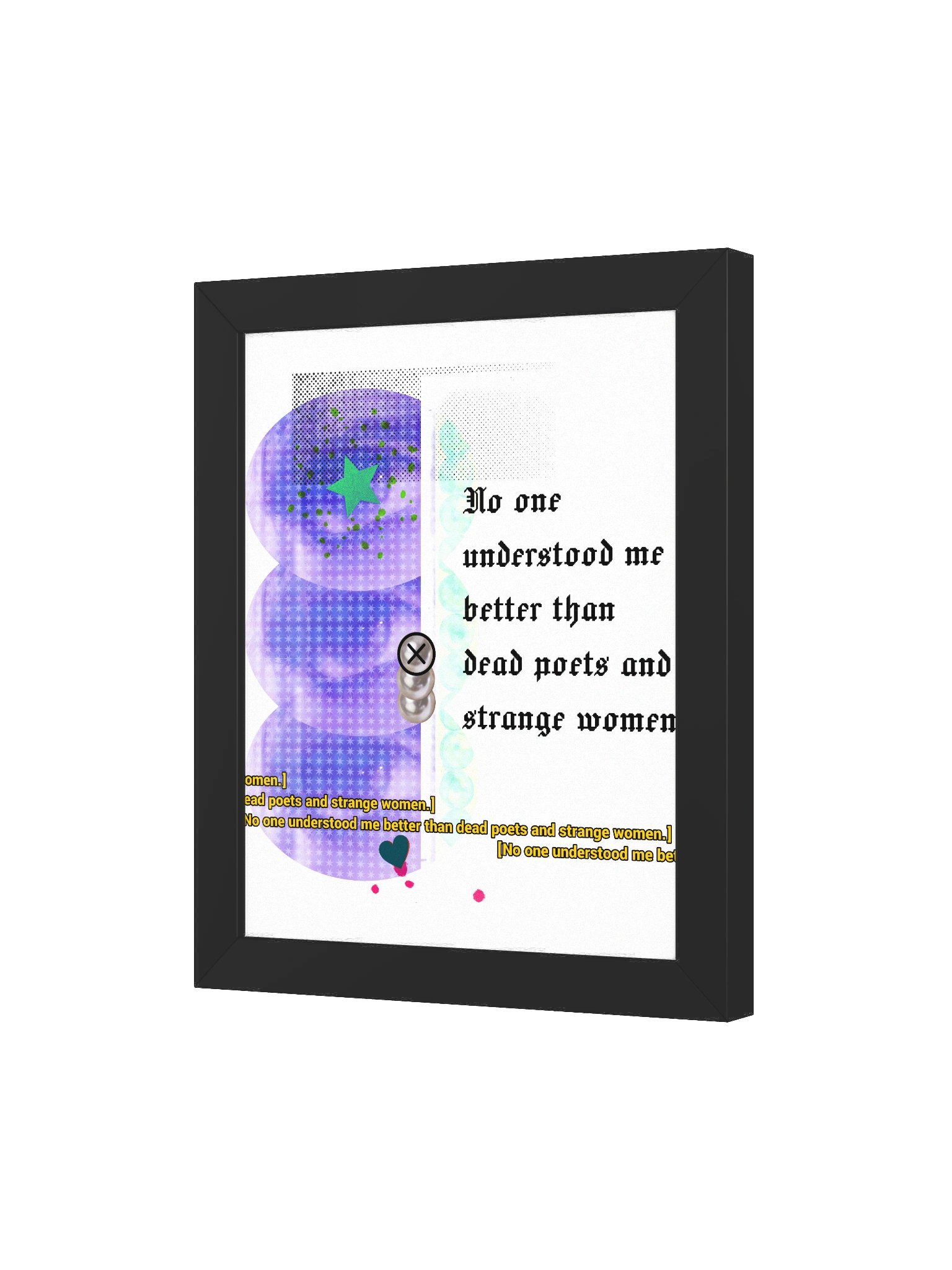 Dead Poets & Strange Women Framed Art Print product image (62)