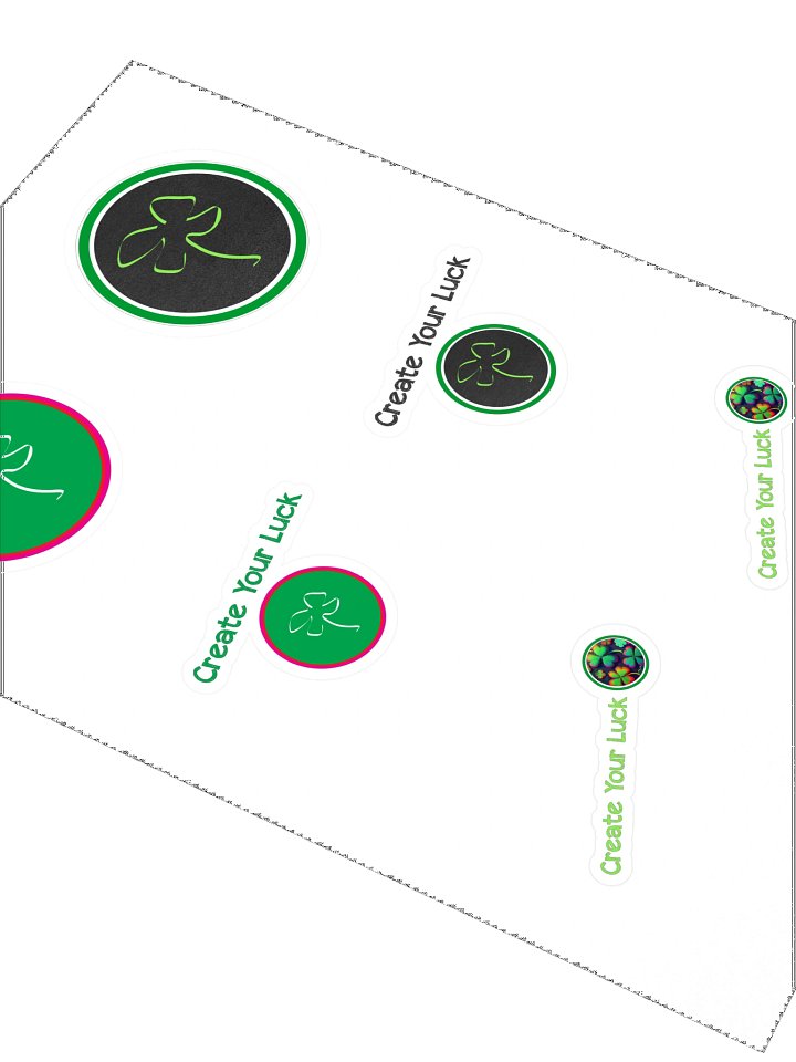 Create Your Luck Sticker Sheet product image (2)