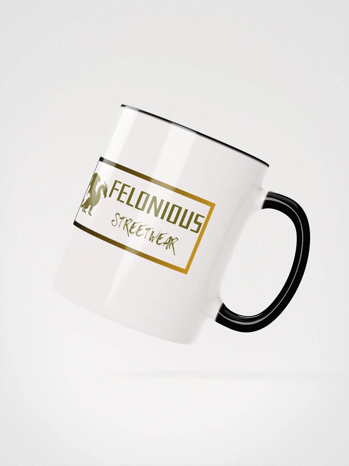 Felonious Streetwear Dragon Gold Logo Ceramic Mug product image (19)