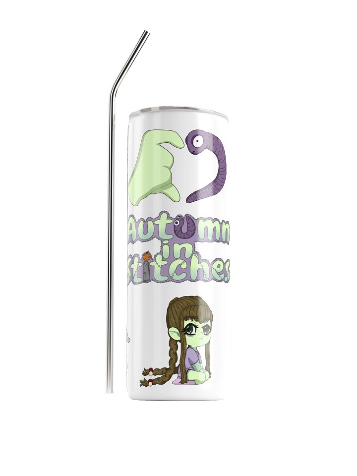 Autumninstitches Stainless Steel Tumbler product image (1)