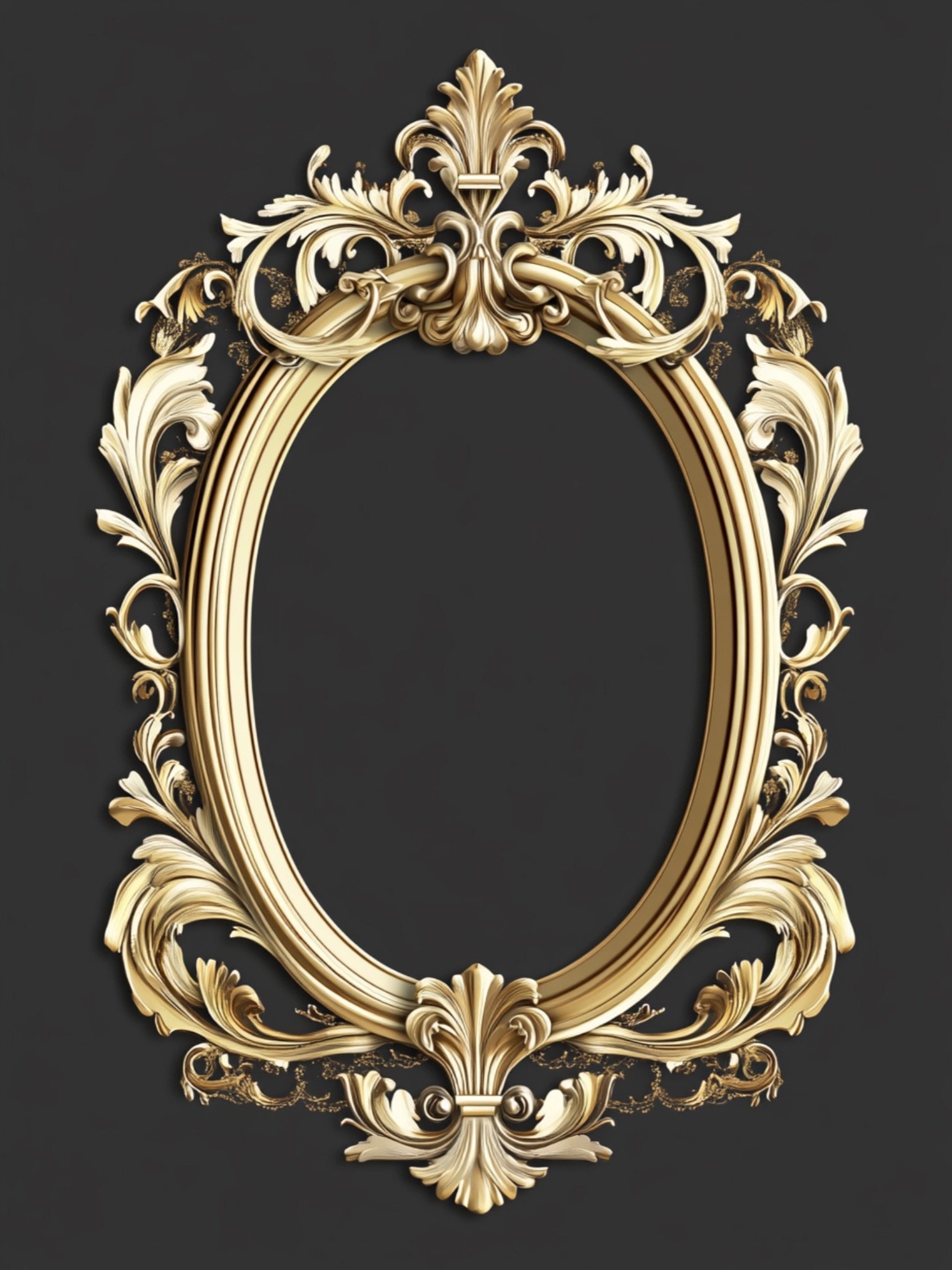 100 Rococo Frames Labels+Mini journal+cards Digital product image (7)