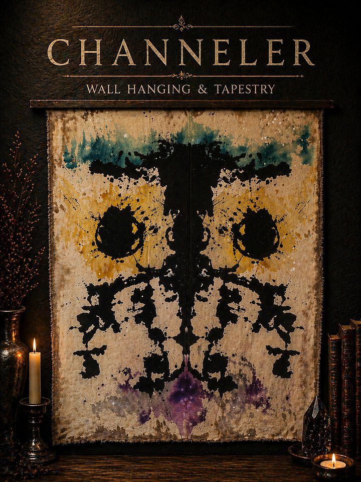 CHANNELER | 1/1 Original Canvas LARGE Wall Hanging | Divination Mat product image (2)