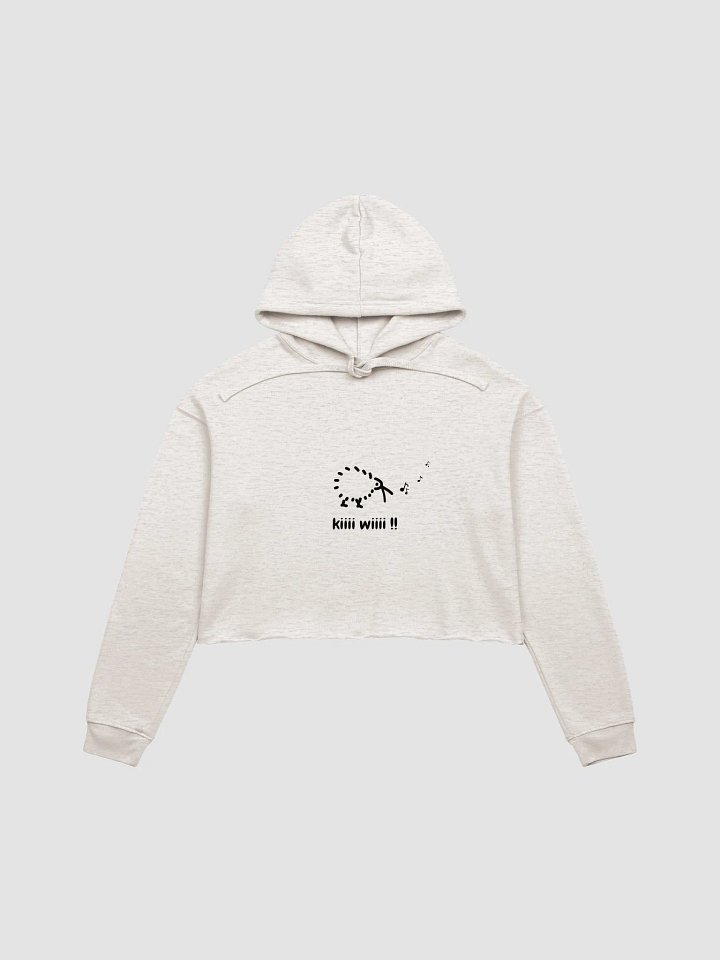 Kiwi Bird Sketch Crop Hoodie product image (3)