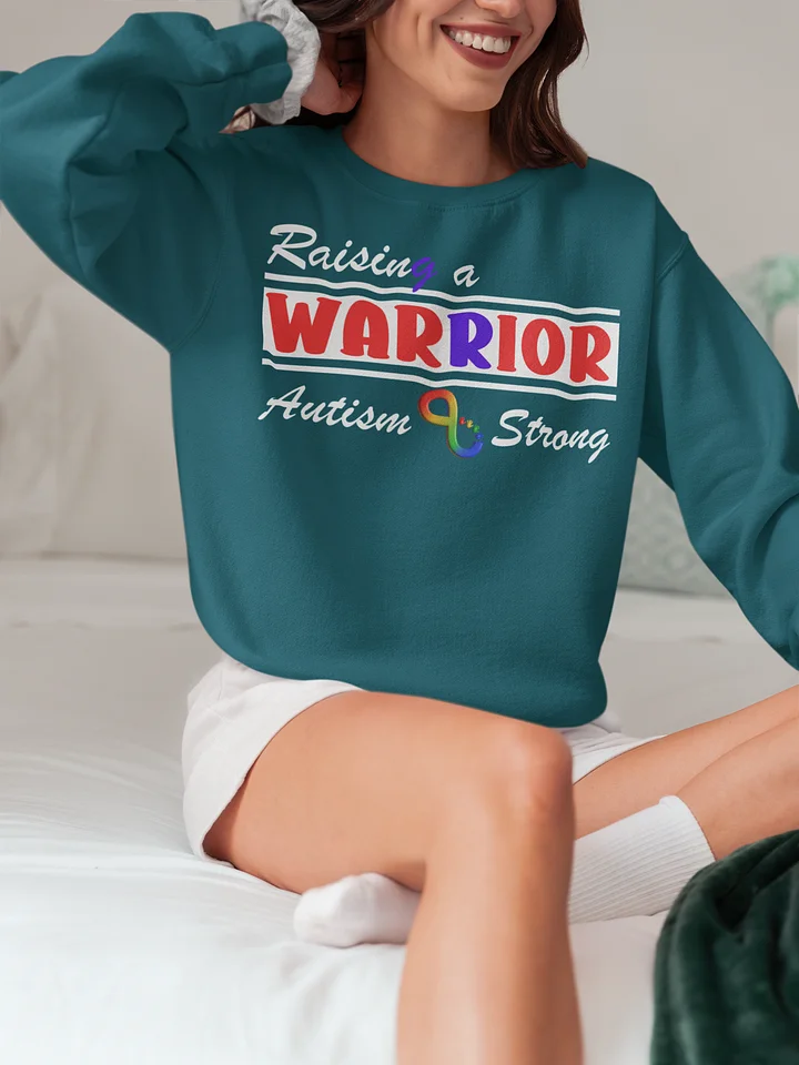 Raising A Warrior, Autism Strong Gildan Sweatshirt product image (1)