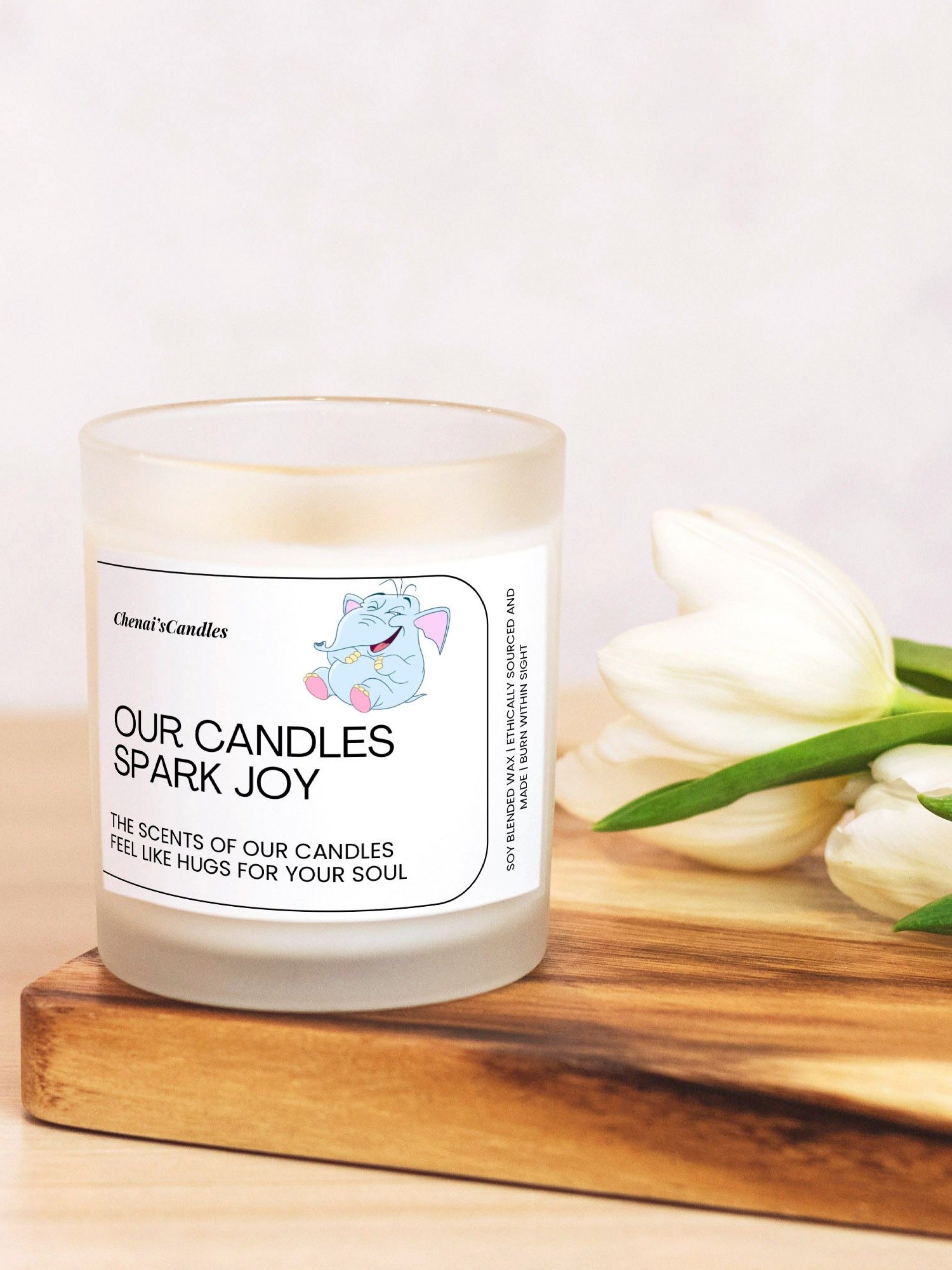 Joy Frosted Candle product image (4)