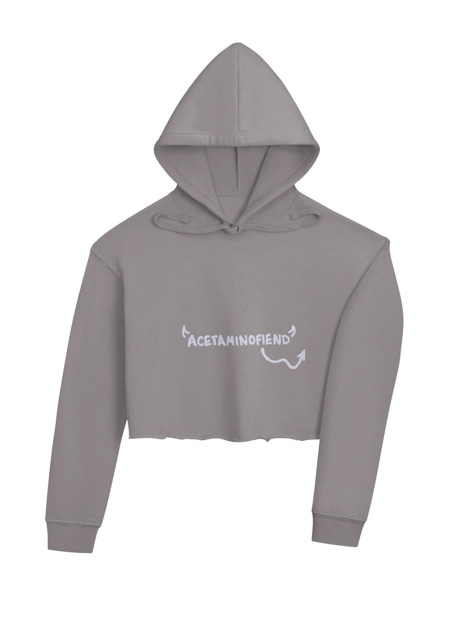 ACETAMINOFIEND duotone dove cropped hoodie product image (4)