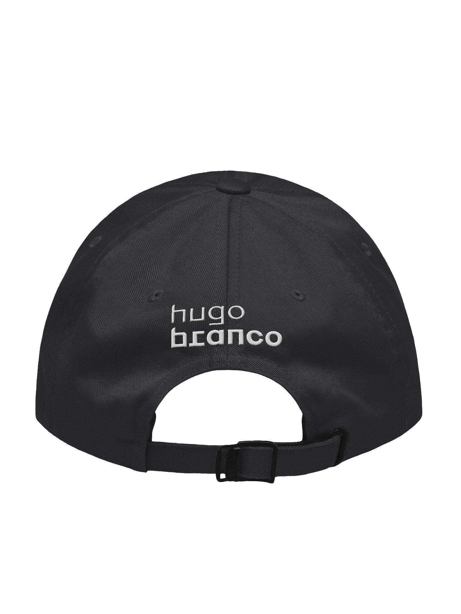 Chapéu Preto Estilo Geométrico — Yupoong Classic product image (2)