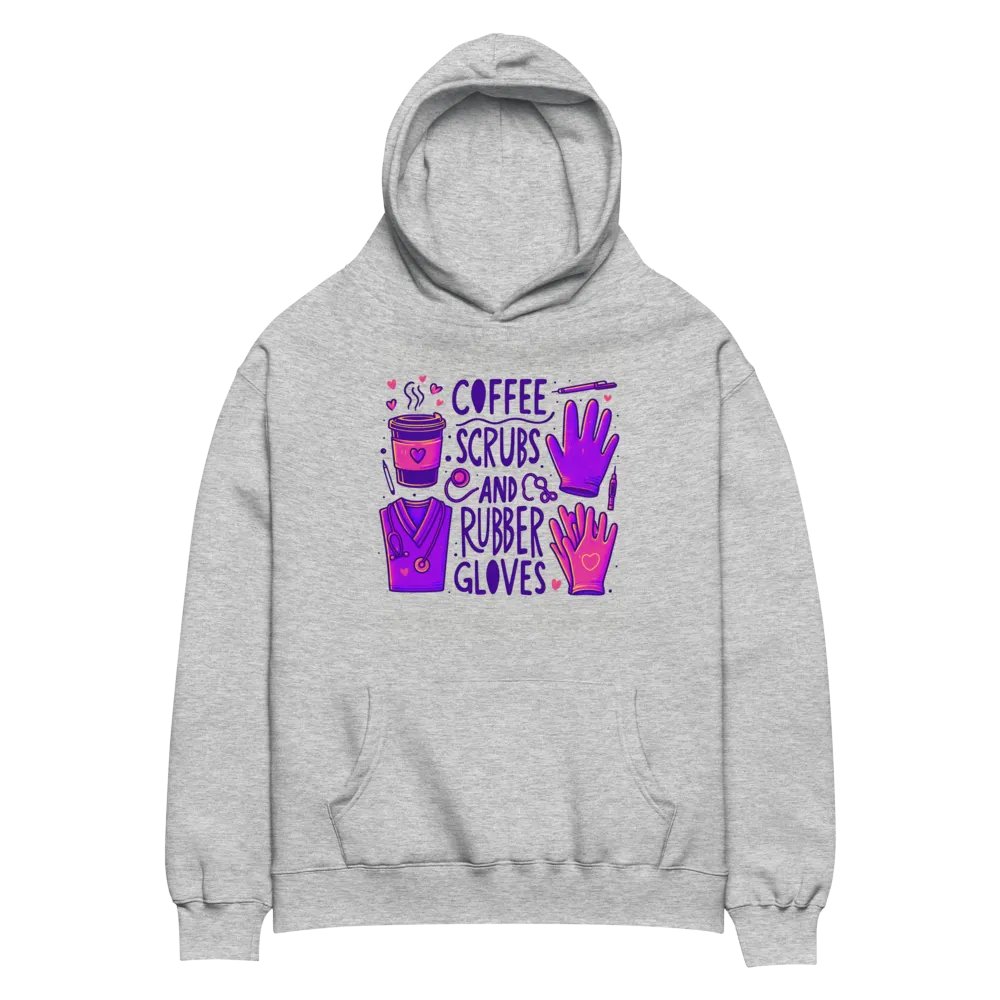 Healthcare Heroes Coffee Scrubs Hoodie product image (2)