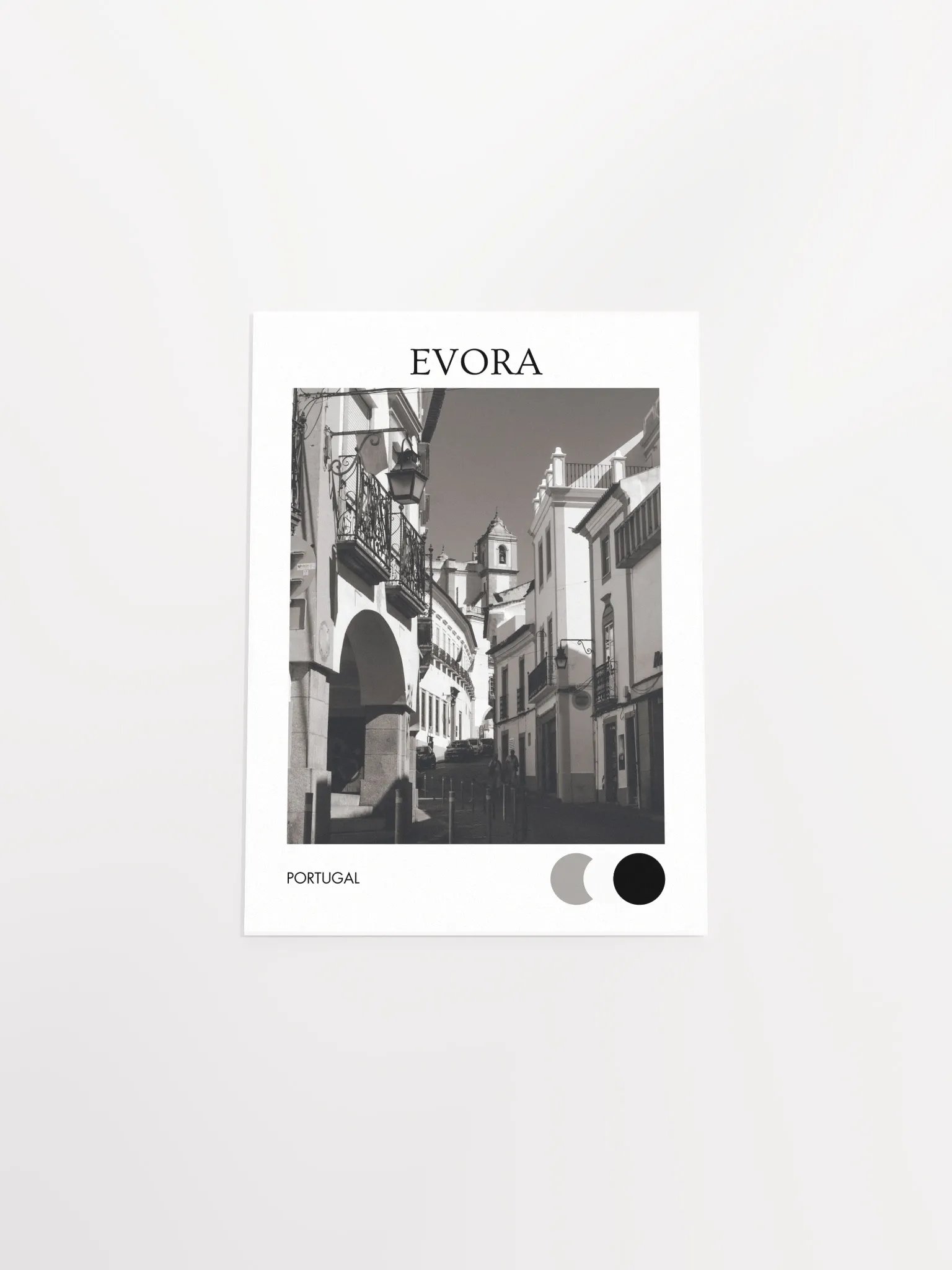 Streets of Evora - Black & White product image (4)