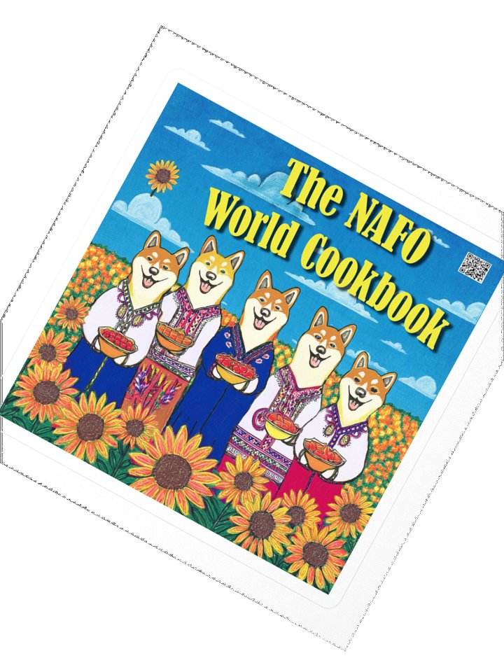 NAFO World Cookbook Sticker product image (2)