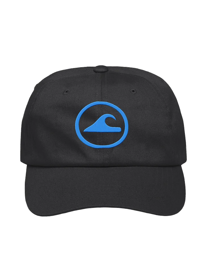 Embroidered Wave Rider Dad Hat (Aqua) product image (1)