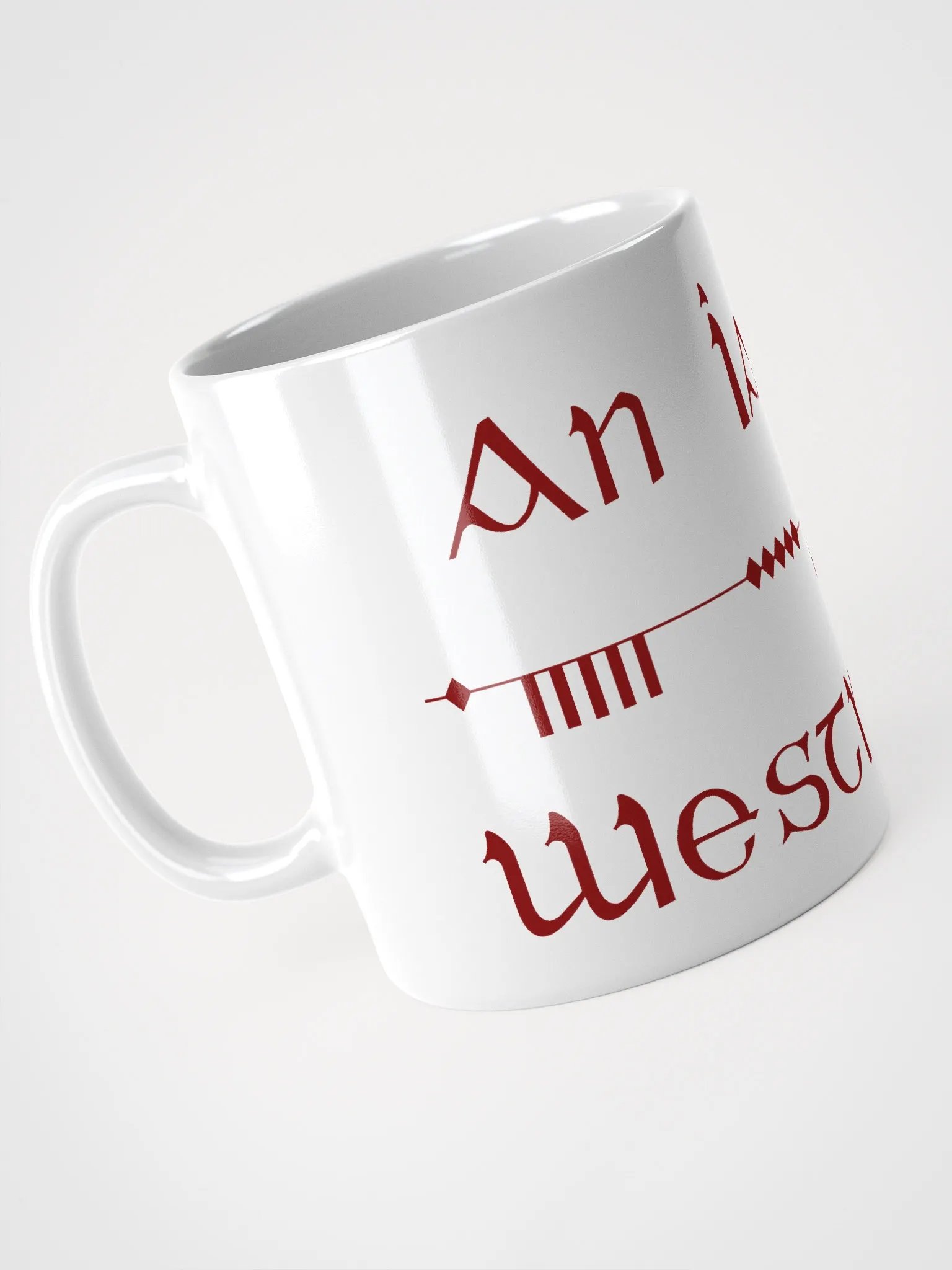 Westmeath/An Iarmhi Scholastic style Ogham printed Mug product image (4)